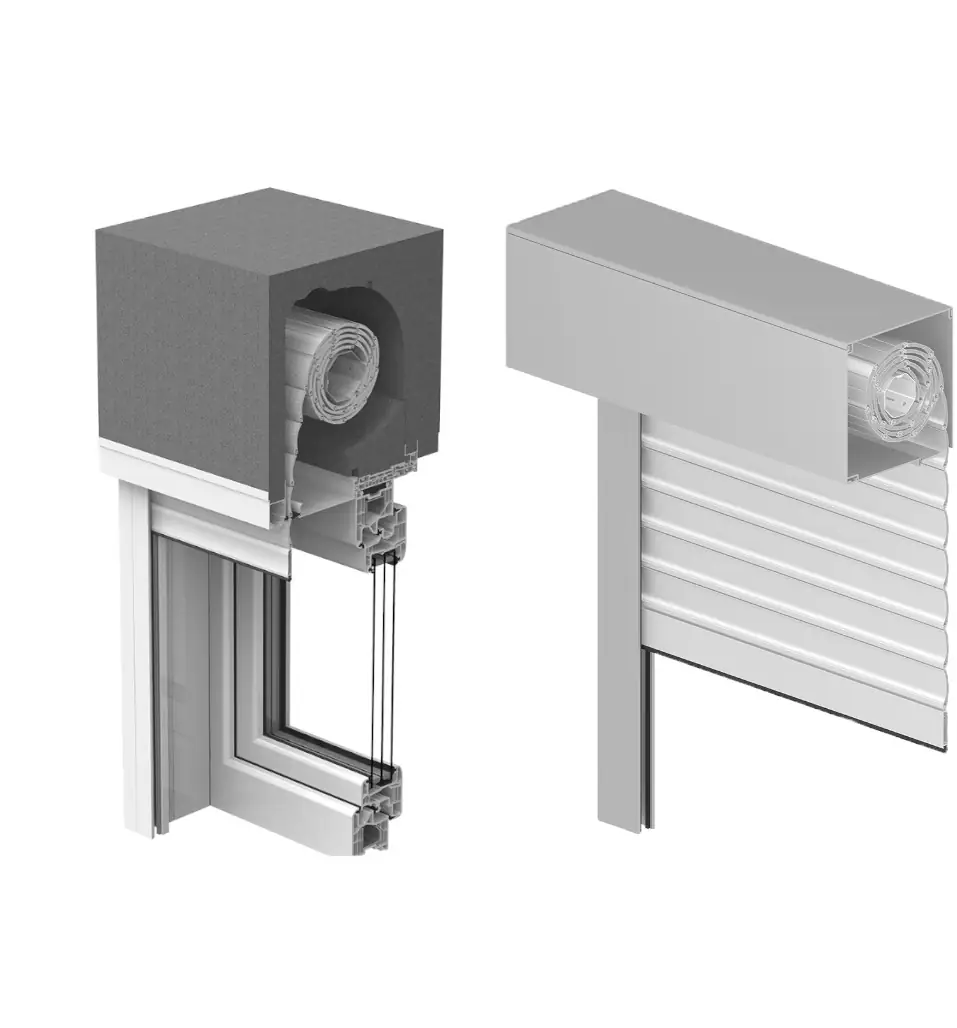 Aufsatzrollladen und Vorbaurollladen im direkten Vergleich
